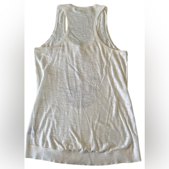 Skull cashmere White Tank Top with Skull Print - Picture 2 of 8